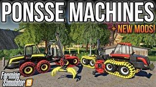 NEW MODS FS19! AMAZING NEW LOGGING MACHINES! (10 MODS) | FARMING SIMULATOR 19