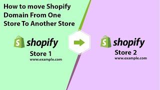 How to Move Shopify Domain From one Store to another Store