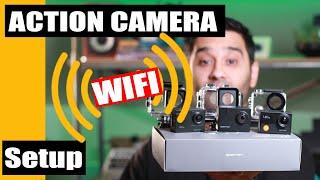 How to connect your Action Camera to WIFI app