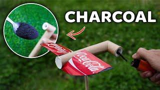 EXPERIMENT: Making Giant Coca-Cola Rocket from charcoal for Fly