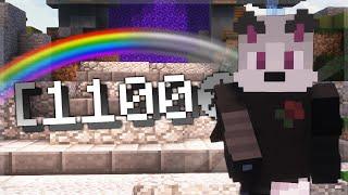 RIP RAINBOW PRESTIGE (hitting 1100 stars) | hypixel bedwars