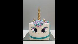 UNICORN CAKE WITH BIG BEAUTIFUL EYES / TORTA JEDNOROG SA PREKRASNIM  VELIKIM OČIMA