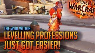 They FIXED Profession Leveling!! - The War Within Goldmaking