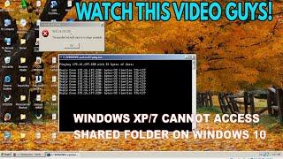 THE SPECIFIED NETWORK NAME IS NO LONGER AVAILABLE WHEN WINDOWS XP/7 ACCESS THE IP ADDRESS