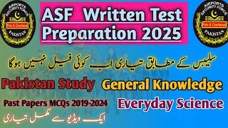 ASF Written test Date 2025 l Asf Past Papers l Asf test Preparation 2025