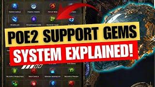 A BEGINNER'S GUIDE To SUPPORT GEMS In PATH OF EXILE 2!