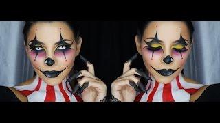 Clown Face Makeup Tutorial by Tina Kosnik