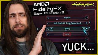 AMD FSR 3 Frame Generation FINALLY arrives to Cyberpunk 2077!! But it sucks...