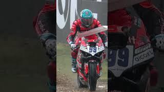 Huertas INSANE save during Warm Up  | 2024 #FrenchWorldSBK 