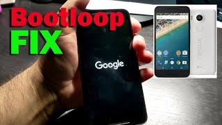 Nexus 5x | BOOTLOOP FIX #reflow