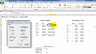 How to Take Advantage of the Go To Special Dialog Box in Excel