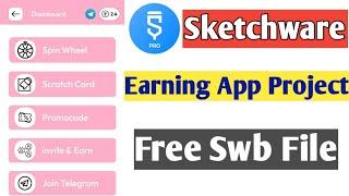 sketchware earning app free project | sketchware earning app swb file | earning app kaise banaye |