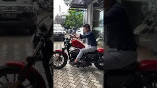 Taking my first Harley test ride