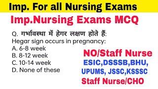 MPCHO most important MCQ Questions and Answers by GS India Nursing Classes, MPCHO MCQ