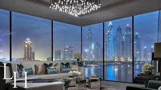 Inside a Stunning $7,600,000 Dubai Beachfront Penthouse with Pool & Cinema!