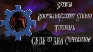 Skyrim - Bodyslide/Outfit Studio Tutorial - Convert CBBE to 3BA