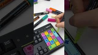 Drawing keyboard #shorts #diy #art #keyboard #tiktok #trending #fyp #cute