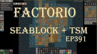 Factorio 1.1 Seablock + TSM EP391 Artillery Train