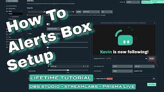 How to setup Alerts for YouTube & Twitch Live Stream in Streamlabs (For Beginners)