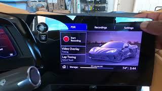 How to set up your PDR Performance Data Recorder on the C8 Corvette