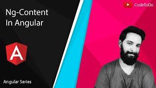 ng content in Angular Hindi Tutorial | Angular series