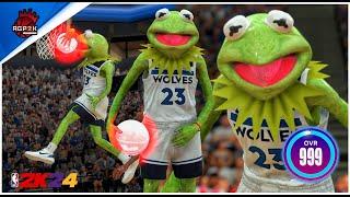 I Put Kermit the Frog (THE MUPPETS) 999 Overall in NBA | #NBA2K24 Next Gen Gameplay