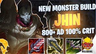 WILD RIFT | NEW MONSTER JHIN BUILD 800+ AD 100% CRIT | Challenger Jhin Gameplay | Guide & Build