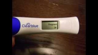 Clearblue Advanced Pregnancy Test with Weeks Estimator - Live Reveal