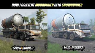 How I converted Mudrunner into Snowrunner with 50+ mods