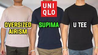 Which Uniqlo T Shirt Is Best FOR YOU? | AIRism VS Supima VS U