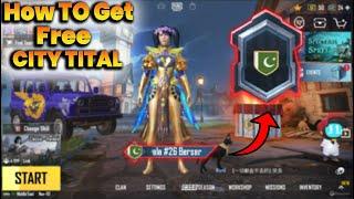 How To Get City Titles In PUBG Mobile || Get Free Region Title In PUBG Mobile