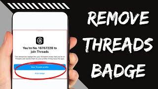 How to Remove Threads Badge on Instagram Profile | Hide Threads badge from Instagram bio