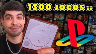 A Lista de 1300 JOGOS de PS1 da Gamebox Retro Elite (ATUALIZADA)