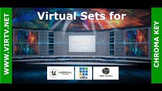 Virtual set Space (OBS studio, Vmix, Unreal Engine 4)