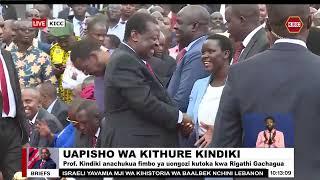 PCS Musalia Mudavadi at KICC for the swearing in of DP Kithure Kindiki