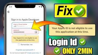 how to fix your apple id is not eligible to use this application at this time problem | ios 18