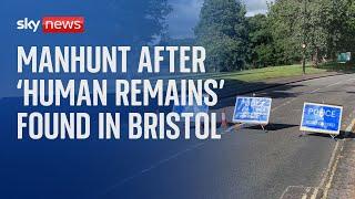 Manhunt after 'human remains' found in suitcases left on Clifton Suspension Bridge in Bristol