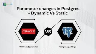 Postgres Parameter Changes - Oracle Vs Postgres series #oracledba