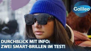 Durchblick mit Info: Zwei Smart-Brillen im Test!