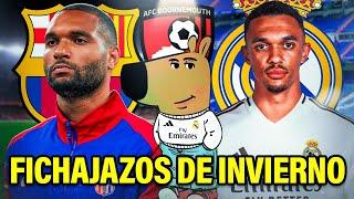 ¡BARÇA CIERRA CENTRALAZO!¡Arnold al Madrid! ¡Los 12 FICHAJAZOS que estarían x darse EN ESTE MERCADO!