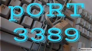 Port 3389 RDP Security+ keyword