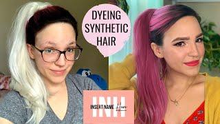 DYEING SYNTHETIC HAIR | INH PONYTAILS