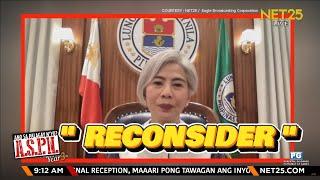 MAYORA NAGSALITA NA! " RECONSIDER "