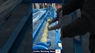 Processing Of Bamboo By Machine - Expert Man And Machinery Can Improve Work Efficiency