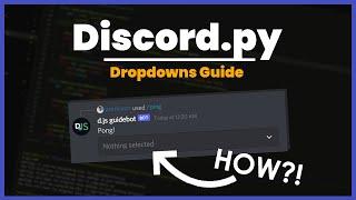 [NEW] Discord Dropdowns in Less than 6 Minutes Using Discord.PY