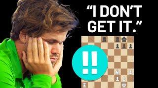 Carlsen's Unusual Double Sacrifice Baffles The Chess Commentators