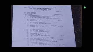 Gnm 3rd Year :- Previous Question Paper April 2022(Pr.B.D Sharma University).