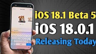 iOS 18.1 Beta 5 Releasing Today - Must Watch