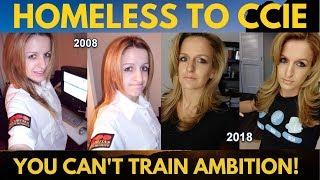 Homeless security guard to CCIE: You can't train ambition: Katherine McNamara shares her story
