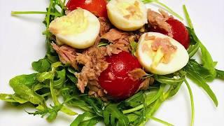 Салат с рукколой и тунцом | Salad with arugula and tuna